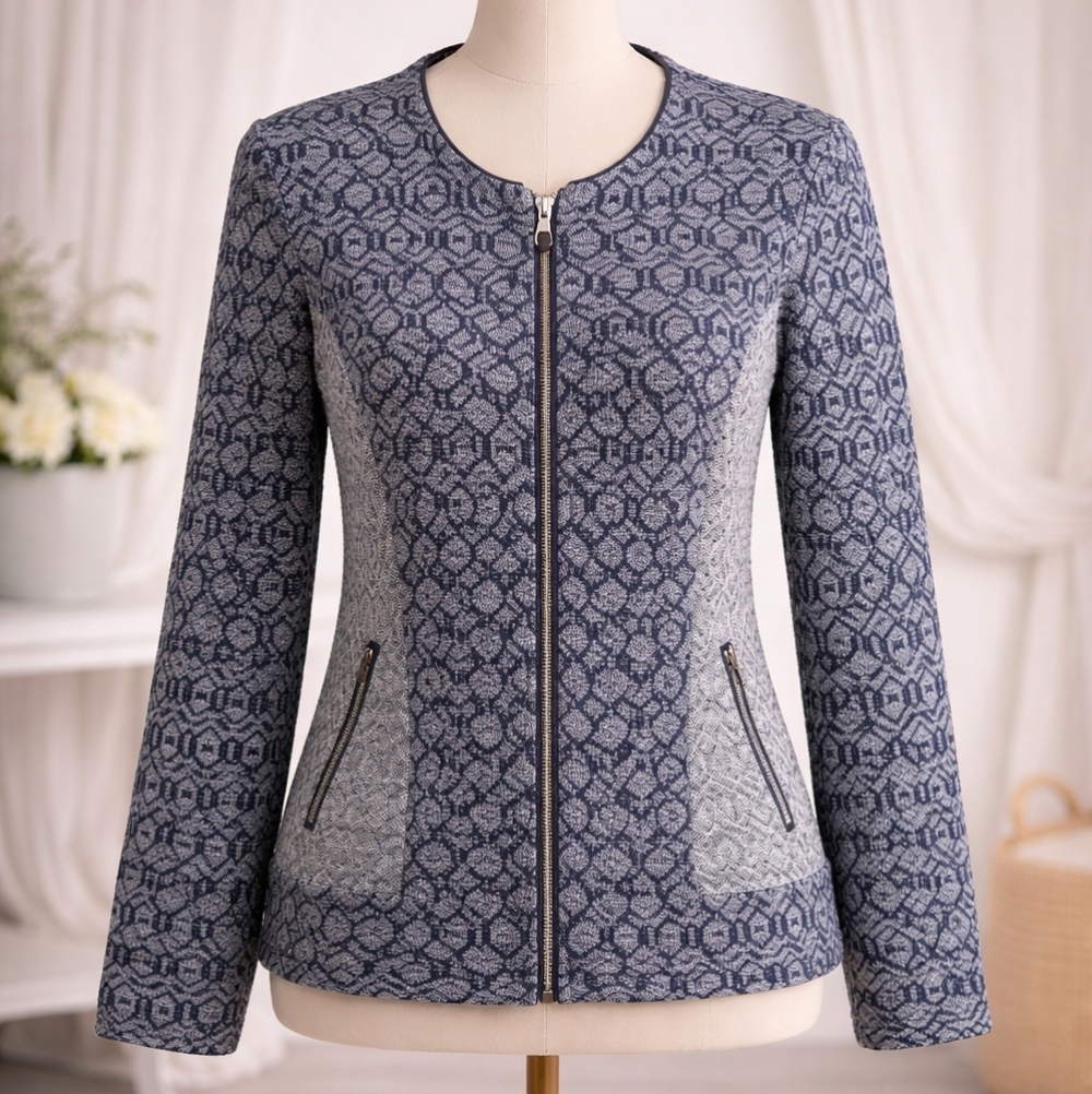ROSIE NEIRA BY ANTHROPOLOGIE ZIP-UP JACKET